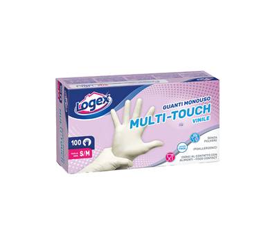 Guanti monouso in vinile non talcato - tg. mt - scatola 100 pezzi - Logex Professional - B8LX-3478V02 - 8003350547197 - DMwebShop Guanti monouso in vinile non talcato - tg. mt - scatola 100 pezzi - Logex Professional - B8LX-3478V02 - 8003350547197 - DMwebShop