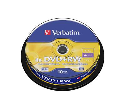 Scatola 10 DVD RW 4,7Gb Verbatim 43488 - 11851