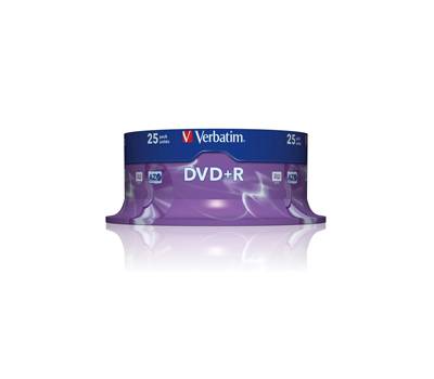 Scatola 25 DVD R serigrafato 4,7Gb Verbatim 43500 - 11862