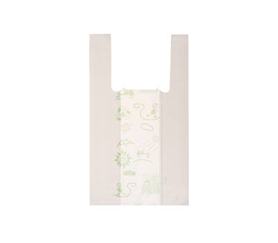 Shoppers Mini - 22 x 40 cm - mater-bi - bianco - scatola 500 pezzi - No Brand - G1D005H - 8054154230228 - DMwebShop
