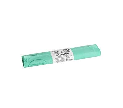 Sacchi Bio - 42 x 45 cm - 10 lt - 16 micron - verde - conf. 20 pezzi - H1O008R - 8054154230334 - DMwebShop