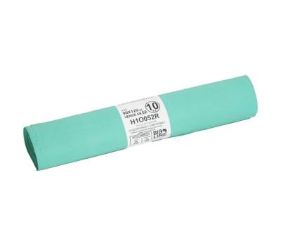 Sacchi bio - 90 x 120 cm - 120 lt - 19 micron - verde - conf. 10 pezzi - No Brand - H1O052R - 8054154230297 - DMwebShop