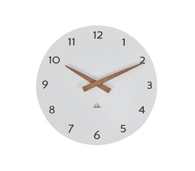 Orologio da parete HorMilena diametro 30 cm bianco legno Alba HORMILENA BC - 3614