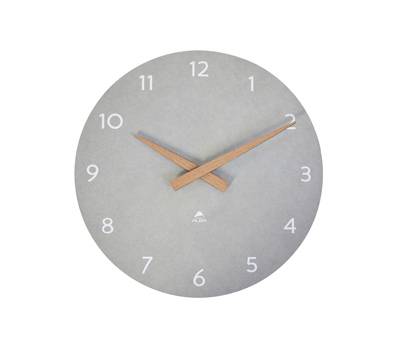 Orologio da parete HorMilena diametro 30 cm grigio chiaro legno Alba HORMILENA G - 3865