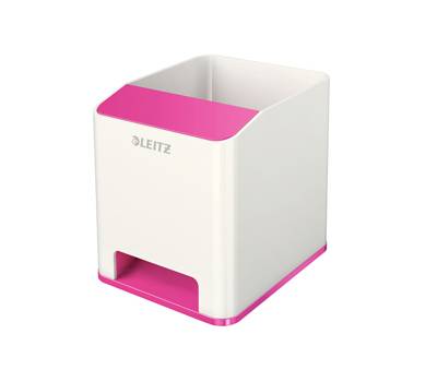 Portapenne con amplificatore WOW - 9 x 10 x 10 cm - fucsia - Leitz - 53631023 - 4002432113675 - DMwebShop