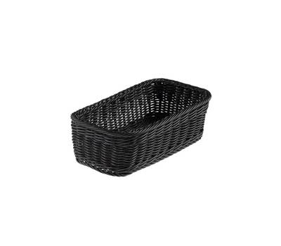 Cestino rettangolare Vanity - in PPL - 32,5 x 17,5 x 10 cm - nero - Leone - T0562.Z - 8024112004079 - DMwebShop