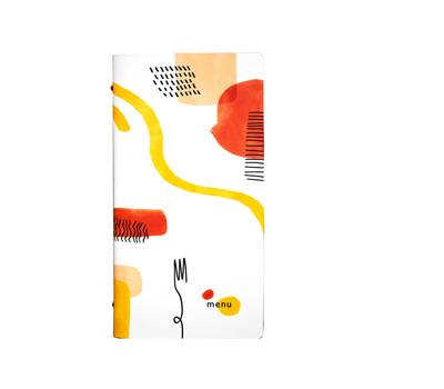 Portamenu' linea Spaghetti - 18 x 31,6 cm - bianco - conf. 3 pezzi - Stilcasa - F360031 - 8033630026913 - DMwebShop