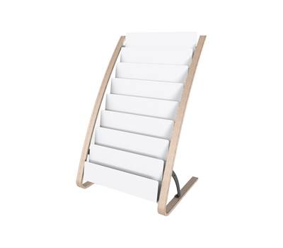 Portariviste da terra - 58 x 50 x 93 cm - 8 x 2 tasche - Alba - DDEXPO8W BC - 3129710016952 - DMwebShop