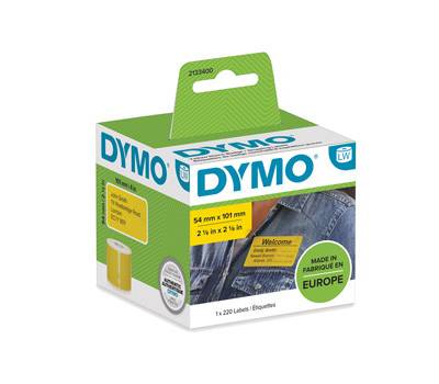 Rotolo 220 etichette per LabelWriter - spedizione-badge - 54 x 101 mm - giallo - Dymo - 2133400 - 3026981334009 - DMwebShop
