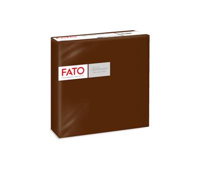 Tovagliolo linea AirLaid - carta - 40 x 40 cm - cacao - conf. 50 pezzi - Fato - 88404901 - 8000664505257 - DMwebShop