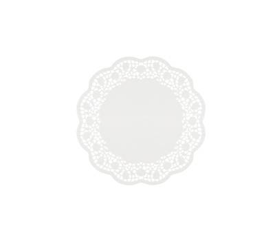 Sottotorta decorativi in carta bianca - diametro 27 cm - conf. 6 pezzi - No Brand - 6448200 - DMwebShop