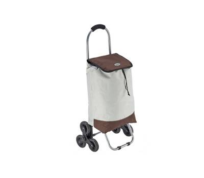 Trolley spesa Trio - 25 lt - beige-noce - King Collection - T1407101 - 8023755054724 - DMwebShop