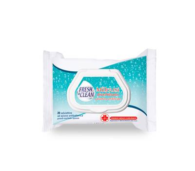 Salviette disinfettanti antibatteriche milleusi - busta da 20 pezzi - FresheClean - 06-0242 - 8002340006225 - DMwebShop Salviette disinfettanti antibatteriche milleusi - busta da 20 pezzi - FresheClean - 06-0242 - 8002340006225 - DMwebShop