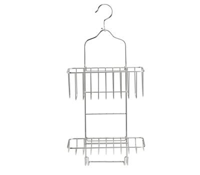 Mensola con gancio - 2 ripiani - rifinitura a specchio - King Collection - M1407310 - 8023755053796 - DMwebShop