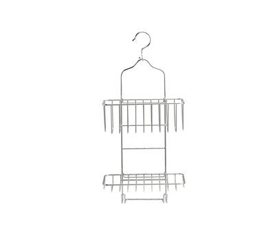 Mensola con gancio - 2 ripiani - rifinitura a specchio - King Collection - M1407310 - 8023755053796 - DMwebShop