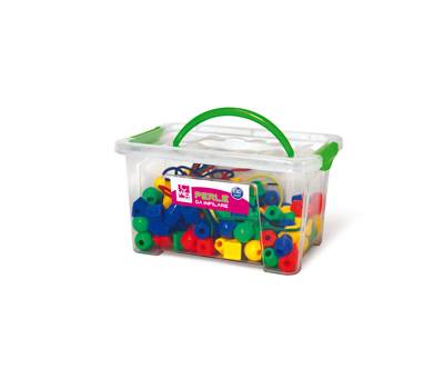Perle in plastica 2 cm - colori e forme assortiti bauletto 140 pezzi - Cwr - 12339 - 8004957123395 - DMwebShop