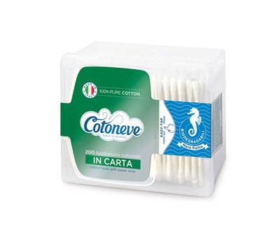 Bastoncini con cotone - cofanetto da 200 pezzi - Cotoneve - 1605CV - 8003350524990 - DMwebShop