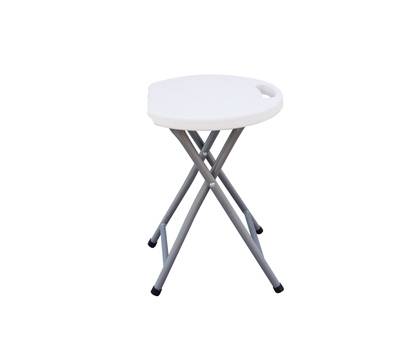 Sgabello pieghevole - in HDPE - bianco - Garden Friend - S1714187 - 8023755051976 - DMwebShop