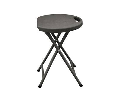 Sgabello pieghevole - in HDPE - noce - Garden Friend - S1714197 - 8023755053420 - DMwebShop