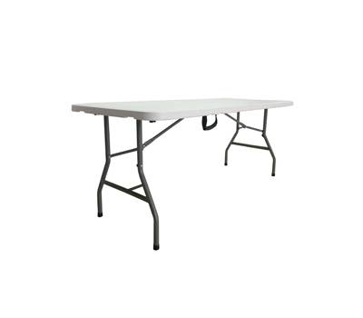 Tavolo pieghevole - in HDPE - 74 x 76 x 183 cm - bianco - Garden Friend - T1714183 - 8023755050344 - DMwebShop