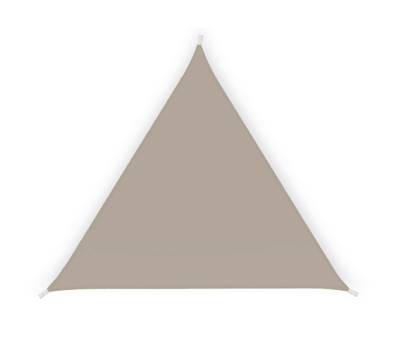 Tenda a vela triangolare ombreggiante - 3,6 x 3,6 x 3,6 mt - tortora - Garden Friend - T1699037 - 8023755056155 - DMwebShop