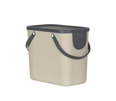 Pattumiera Albula - 25 lt - cappuccino - Rotho - F707534 - 7610859202451 - DMwebShop