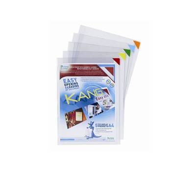 Tasca a L - con retro adesivo - A4 - multicolor - conf. 5 pezzi - Djois - B194779 - 3377991947797 - DMwebShop