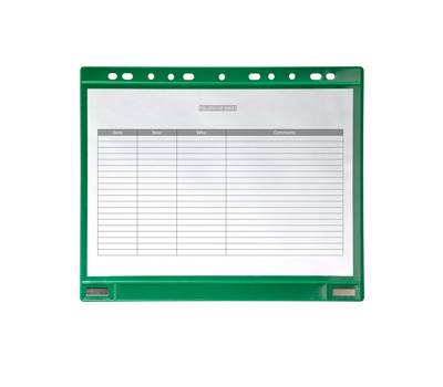 Buste forate - per supporti magnetici ad anelli - A4 - verde - conf. 5 pezzi - Djois - B181125 - 3377991811258 - DMwebShop