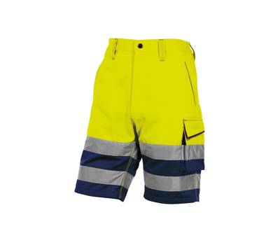 Bermuda da lavoro PHBE2 - alta visibilita' - panostyle - tg. L - giallo fluo - Deltaplus - PHBE2JMGT - 3295249215705 - DMwebShop