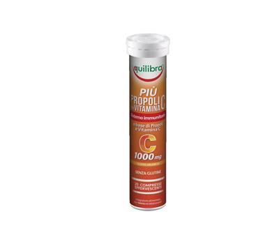 Integratore Piu' Propoli con vitamina C - gusto arancia - 20 compresse (88 gr cad.) - Equilibra - ECP - 8000137004362 - DMwebShop