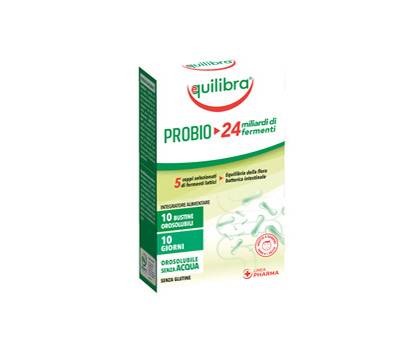 Integratori ProBio 24 miliardi di fermenti - 10 bustine orosolubili (25 gr cad.) - Equilibra - 24M - 8000137004096 - DMwebShop