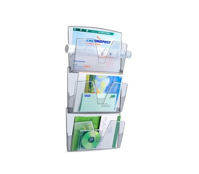 Portadepliant da parete - kit 3 pezzi - Cep - 1001700111 - 3462151701101 - DMwebShop