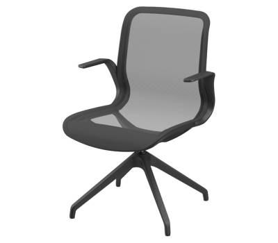 Poltrona direzionale Marilyn MYD4O - con braccioli inclusi - nero - Unisit - MYD4O/N - 8053470179334 - DMwebShop