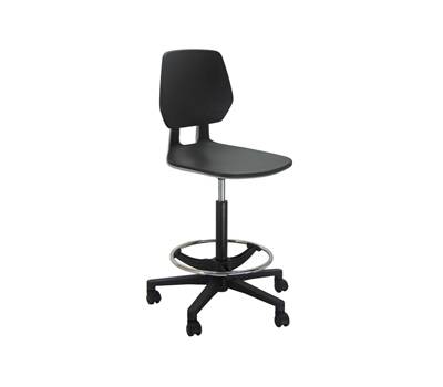 Sedia alta tecnigrafo ESOS PG - PPL - con poggiapiedi - nero - Unisit - EOPGAPP nero - 8053470179273 - DMwebShop
