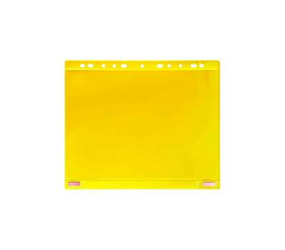 Buste forate per supporti magnetici ad anelli A4 giallo - 23244