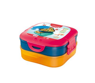 Lunch box 3 in 1 Picnick Concept rosa corallo - 24402