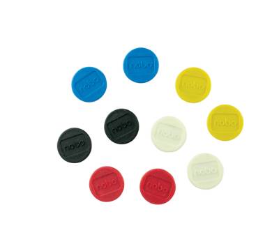 Magneti diametro 1,3 cm colori assortiti Nobo 1915290 - 23312