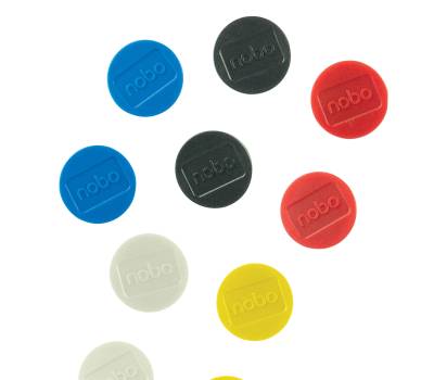 Magneti diametro 3,8 cm colori assortiti Nobo 1915311 - 23309