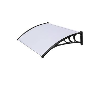 Pensilina modulare 150 x 100 cm policarbonato compatto satinato opalino - 25008