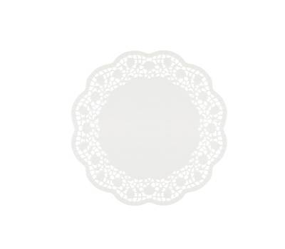 Sottotorta decorativi in carta bianca diametro 30 cm No Brand 6450300 - 24771