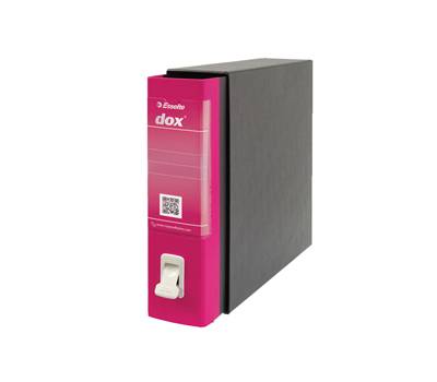 Registratore Dox 2 - dorso 8 cm - protocollo - 23 x 34 cm - fucsia - Esselte - Dox - D26200 - 5028252441698 - DMwebShop