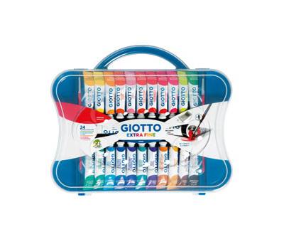 Tubi tempere - 12 ml - colori assortiti - conf. 24 pezzi - Giotto - 30510000 - 8000825062506 - DMwebShop