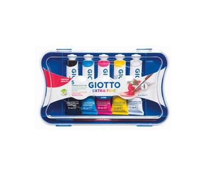 Tubi tempere - 21 ml - colori assortiti - conf. 5 pezzi - Giotto - 32710000 - 8000825313905 - DMwebShop