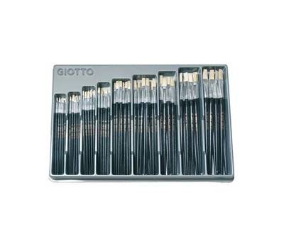 Pennelli 577 - piatti - setola - conf. 126 pezzi - Giotto - 577300 - 8000825577390 - DMwebShop