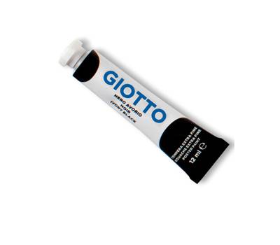 Tempera Tubo 4 - 12 ml - nero - conf. 6 pezzi - Giotto - 35202400 - 8000825320248 - DMwebShop