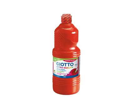 Tempera pronta - 1 lt - rosso vermiglio - Giotto - 533407 - 8000825967115 - DMwebShop