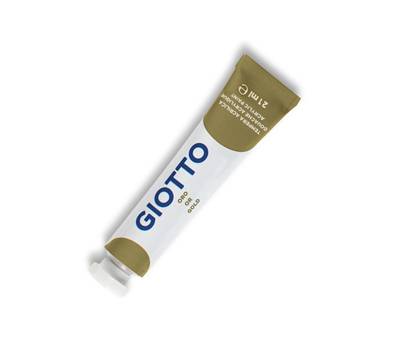 Tempera acrilica extraconcentrata - 21 ml - oro - conf. 6 pezzi - Giotto - 35730000 - 8000825357305 - DMwebShop