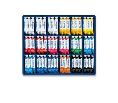 Vetrine assortimento - 21 ml - colori assortiti - 108 tubetti assortiti - Giotto - 35550000 - 8000825037986 - DMwebShop