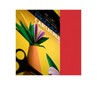 Cartoncino CartaCrea - 35 x 50 cm - 220 gr - ciliegia - blister 10 fogli - Fabriano - 46435127 - 8001348127796 - DMwebShop