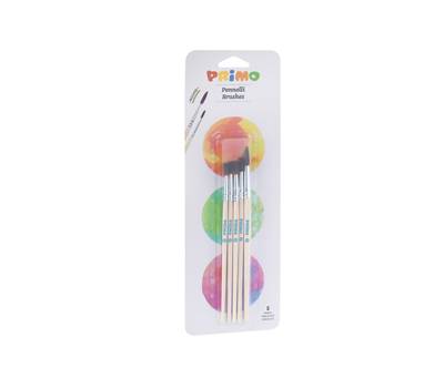 Pennelli e portapennelli - tondi - blister 5 pezzi - Primo - 1240BPT - 8006919024023 - DMwebShop
